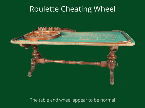 electronic roulette wheel cheating