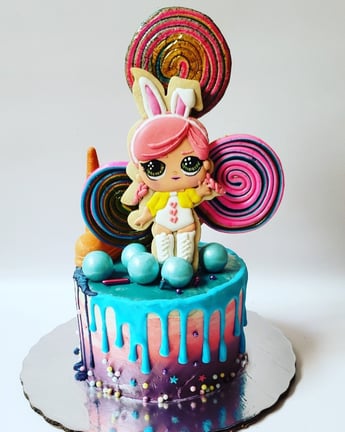 Galleta decorativa para dripping cake