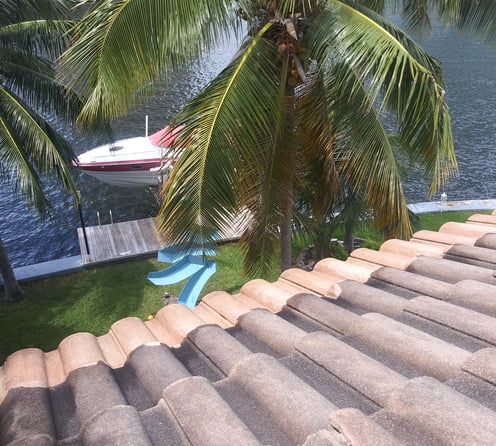 roof wash golden beach barrel tile