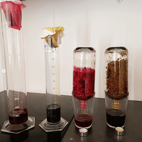 Maceration and filtration
