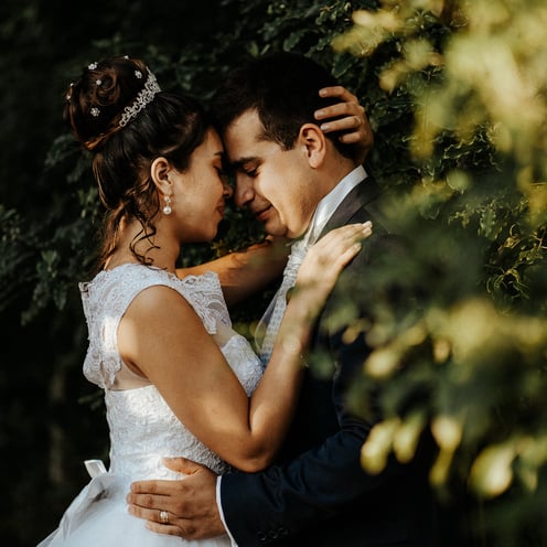 Fotografía de matrimonio en la ciudad de Chillán, Región de Ñuble, Chile