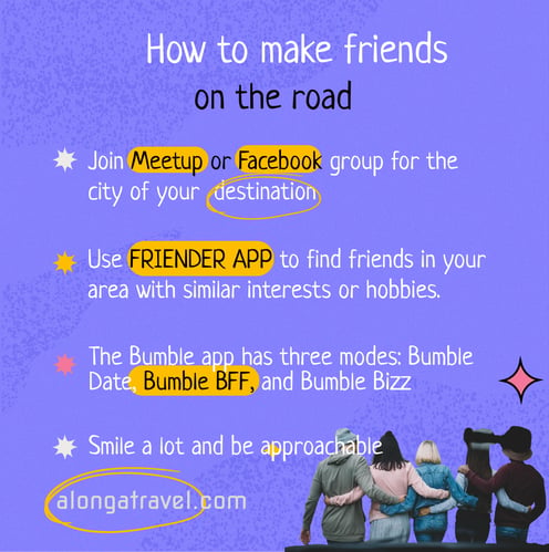 How to make friends on the road