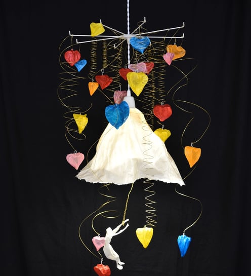 suspension papier parapluie