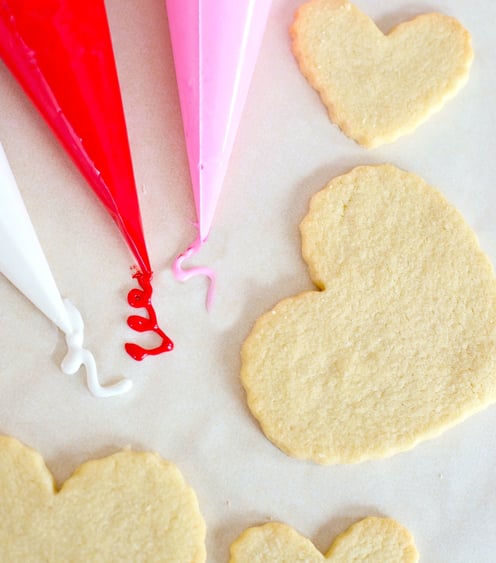 DIY Valentine's sugar cookie kit
