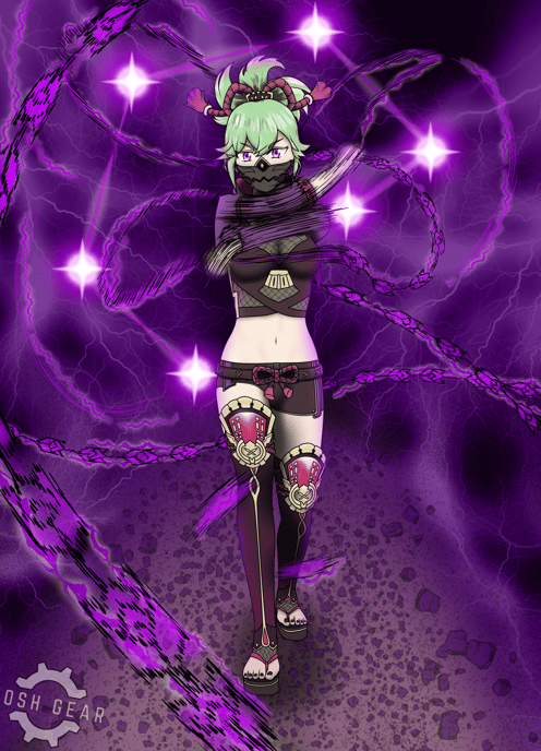 Kuki Shinobu Josh Gear fanart