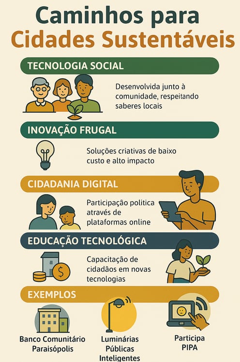 Caminhos cidadãos para cidades sustentáveis
