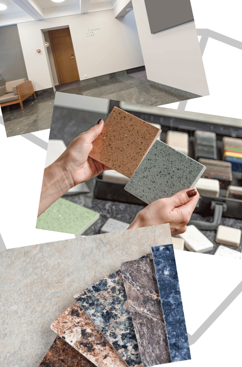 Granite slabs
