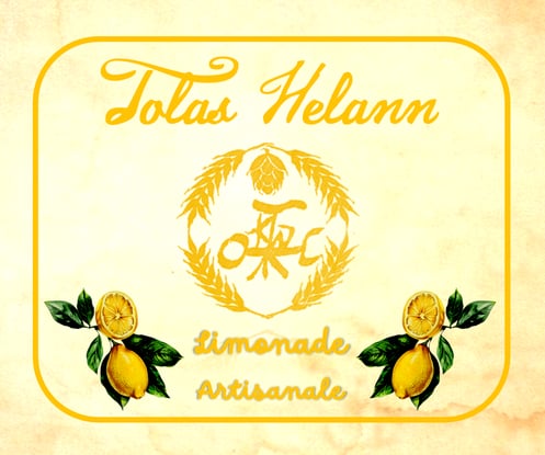 étiquette de limonade Tolas Helann