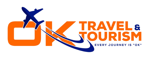 OK TRAVEL AND TOURISM logo