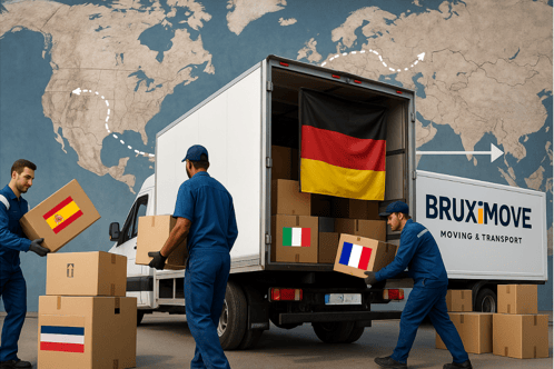 Déménagement international En Europe et à l’étranger