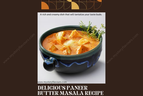 Paneer Butter Masala, in a black bowl