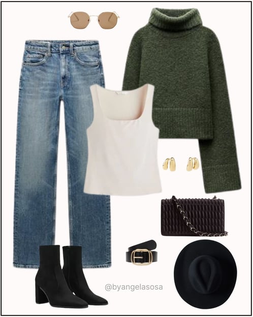 Outfit urbano casual elegante