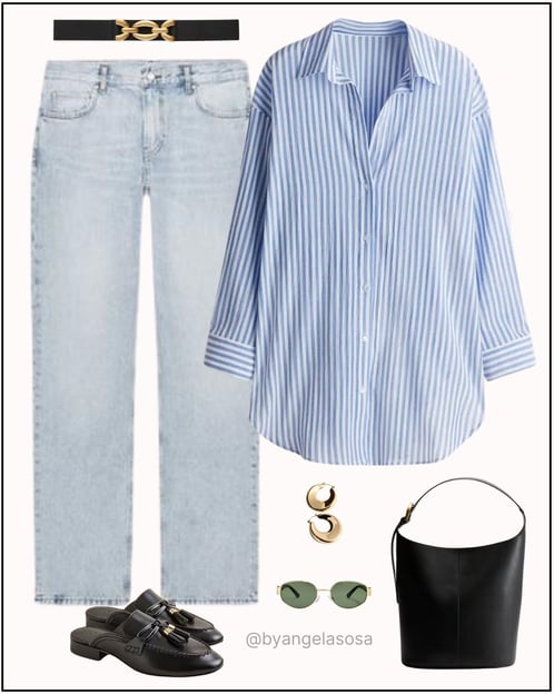 Idea de outfit casual con jeans