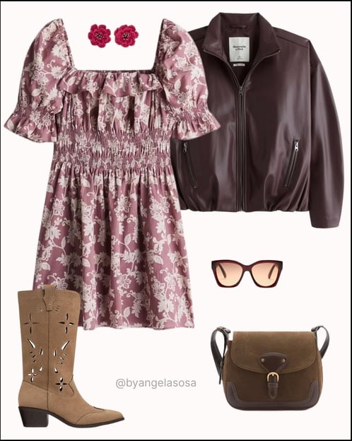 Outfit casual romántico para la primavera y el verano