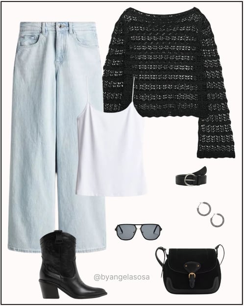 Idea de look casual para ir a la universidad