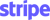 a blue and purple stripeed strip of the word strip strip