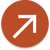 a brown and white arrow arrow symbol