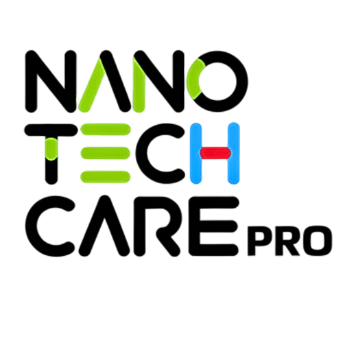 Landing page Nano tech Care Pro logo