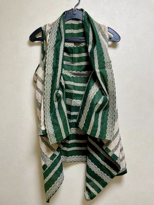 ストールベスト 花柄