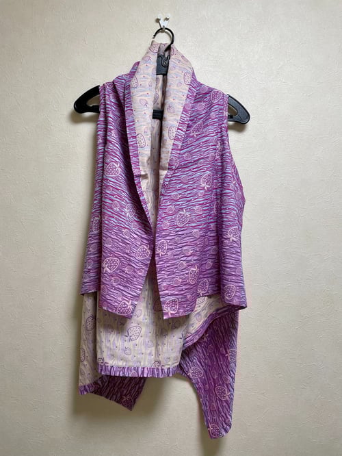 ストールベスト グレー