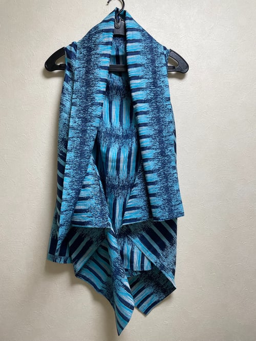 ストールベスト ブルー