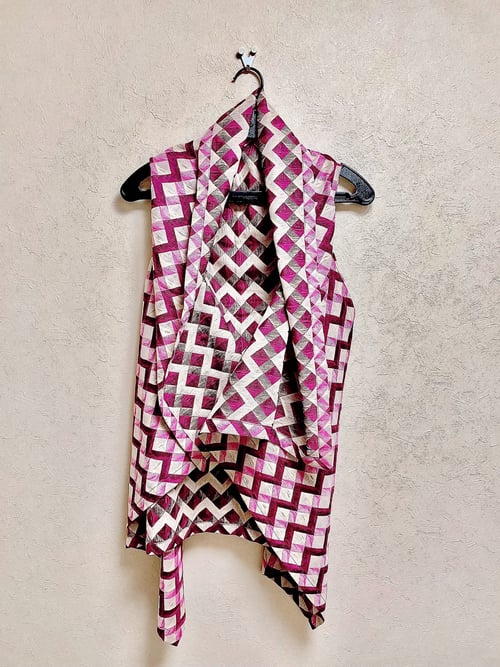 ストールベスト ピンク