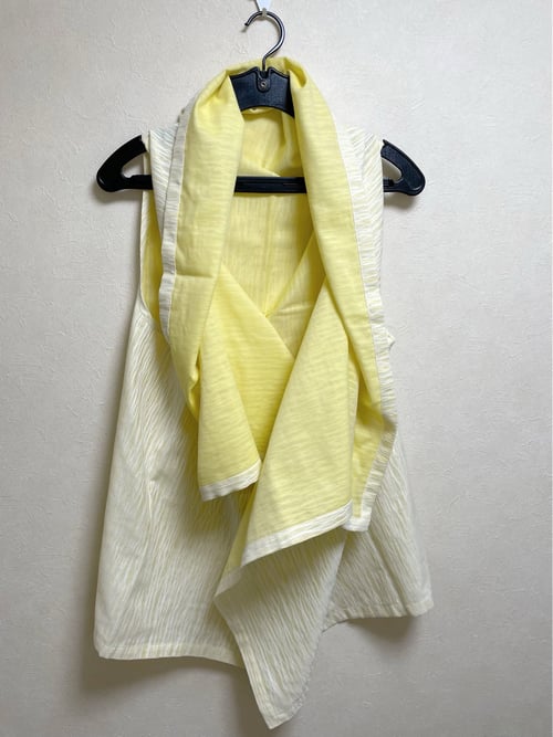 ストールベスト イエロー