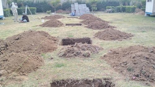 Foundation excavation