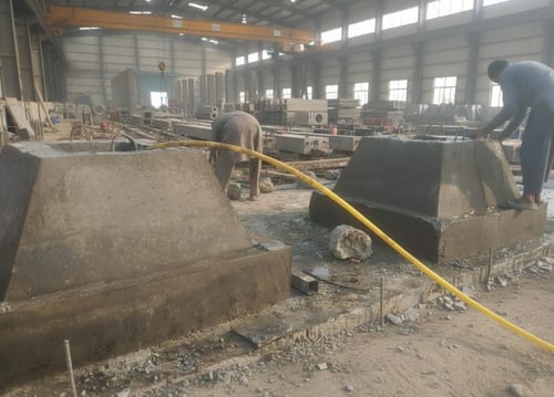 Casting and curing operations