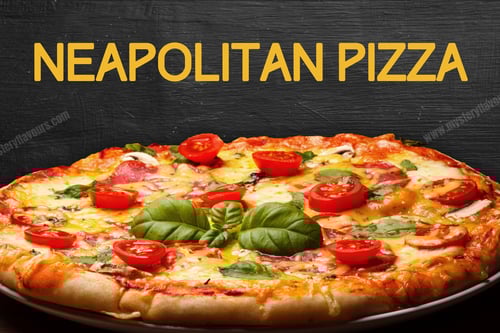 The taste of Neapolitan Pizza on a platter