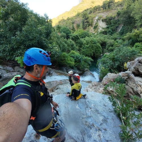 Canyoning descent