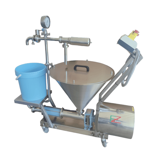FZ INOX smoothing machine, detail