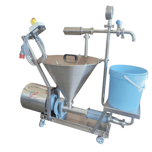 FZ INOX smoothing machine, detail