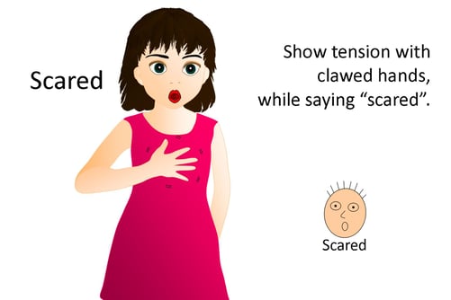 Makaton: "Scared"