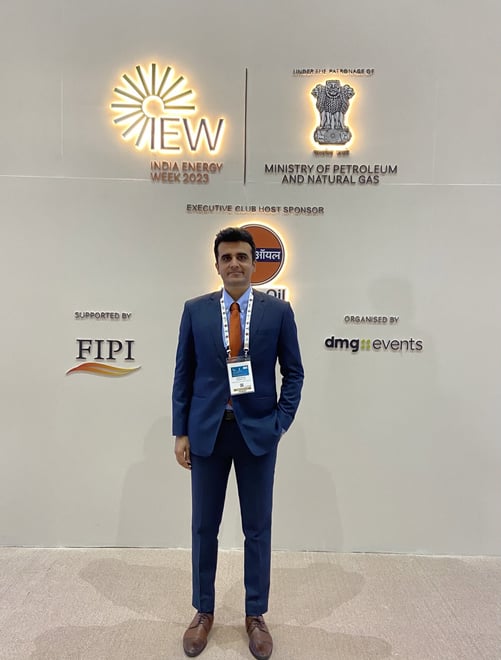 President of Chamber India Mr. Abhinav Balyan at India Energy Week