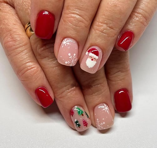 Uñas de Santa Claus