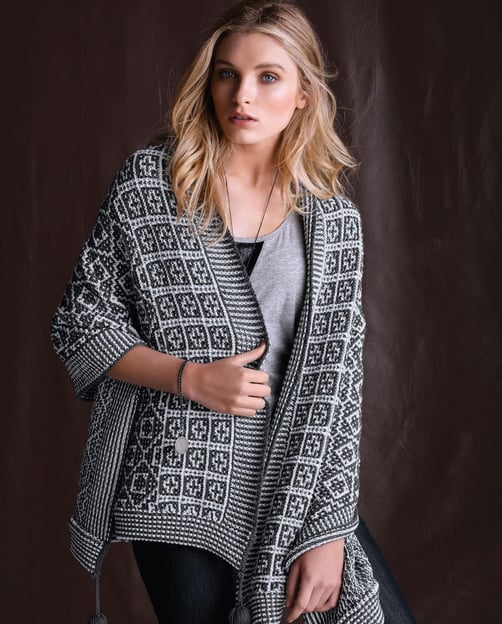 Mosaic Wrap - Australian Superfine Merino (ACS)