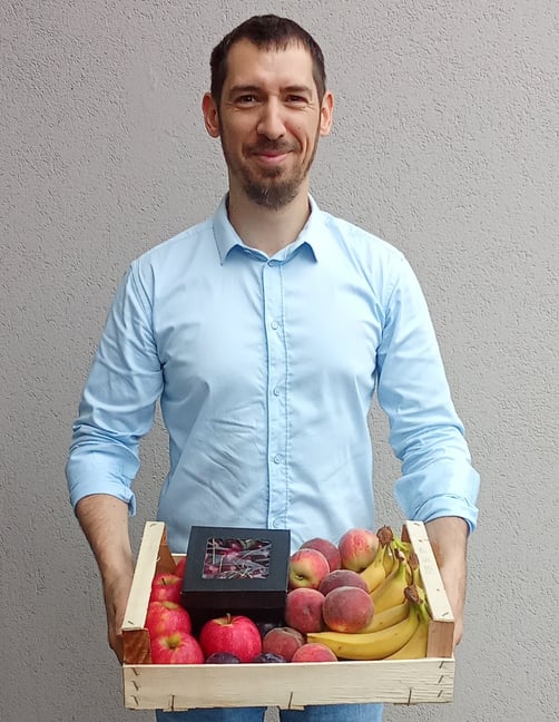 Photo de Arnaud Le Guelf, fondateur de To Be Fruit à Strasbourg