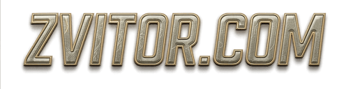 a zvitor.com logo on a black background