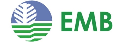 the emb logo for the emb