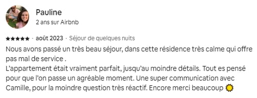 avis clients airbnb