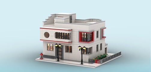 Lego Iljinų šeimos namas Kaune