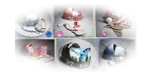 Dekorativna poklon kolijevka za bebe s personaliziranim detaljima