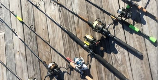 fishing poles