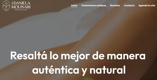 Sitio Web Dra. Daniela Molinari