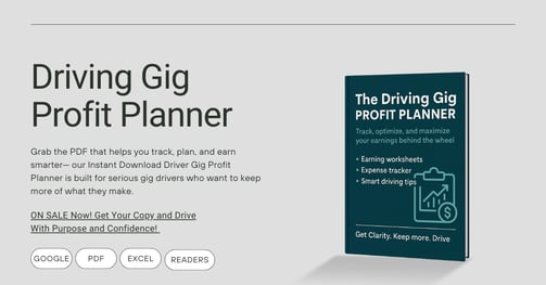 Driving Gig Profit Planner