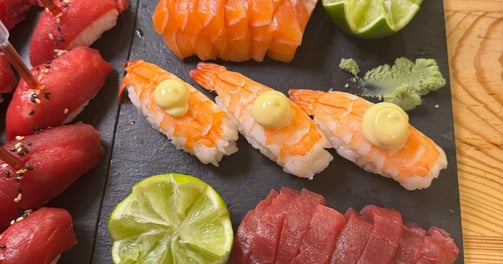 Premium sushi catering in Barcelona, perfect for exclusive events, private dinners, and celebrations