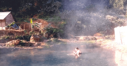 Hot spring Lai Chau North Vietnam