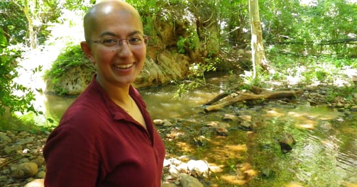 Zayera in South Africa on a hike