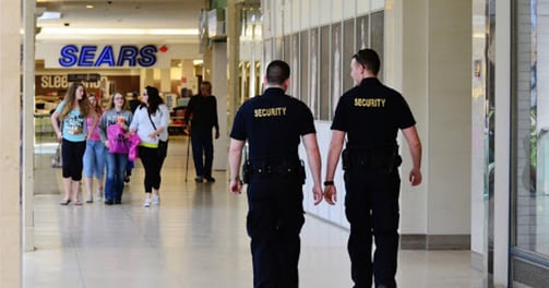 Shopping mall security